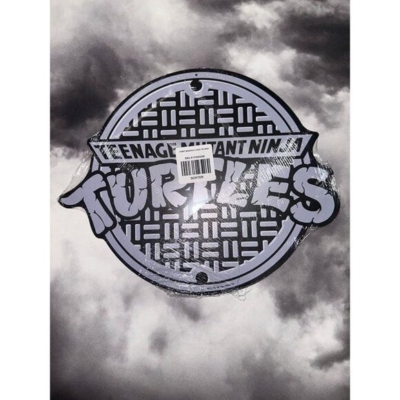 Teenage Mutant Ninja Turtles Sewer Cover Tin Wall Art - Picture 1 of 1